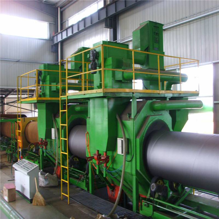 Steel Tube မှ သံချေးများကို Shot Blast Cleaning Machine ဖြင့် ဖယ်ရှားပါ။